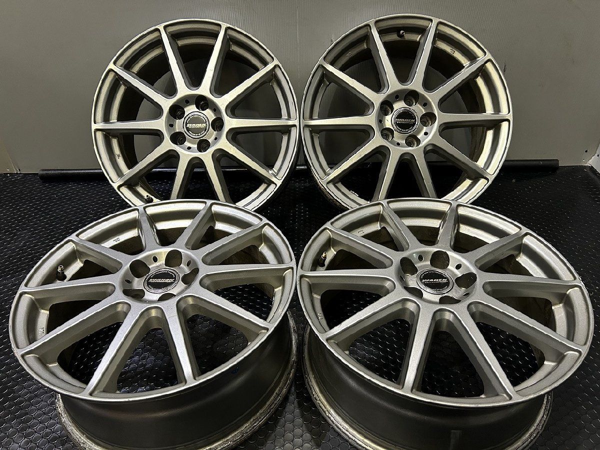 HOT STUFF WAREN 社外ホイール 17インチ 4本 7J5HPCD100 48 プリウス フォレスター等 VHS122