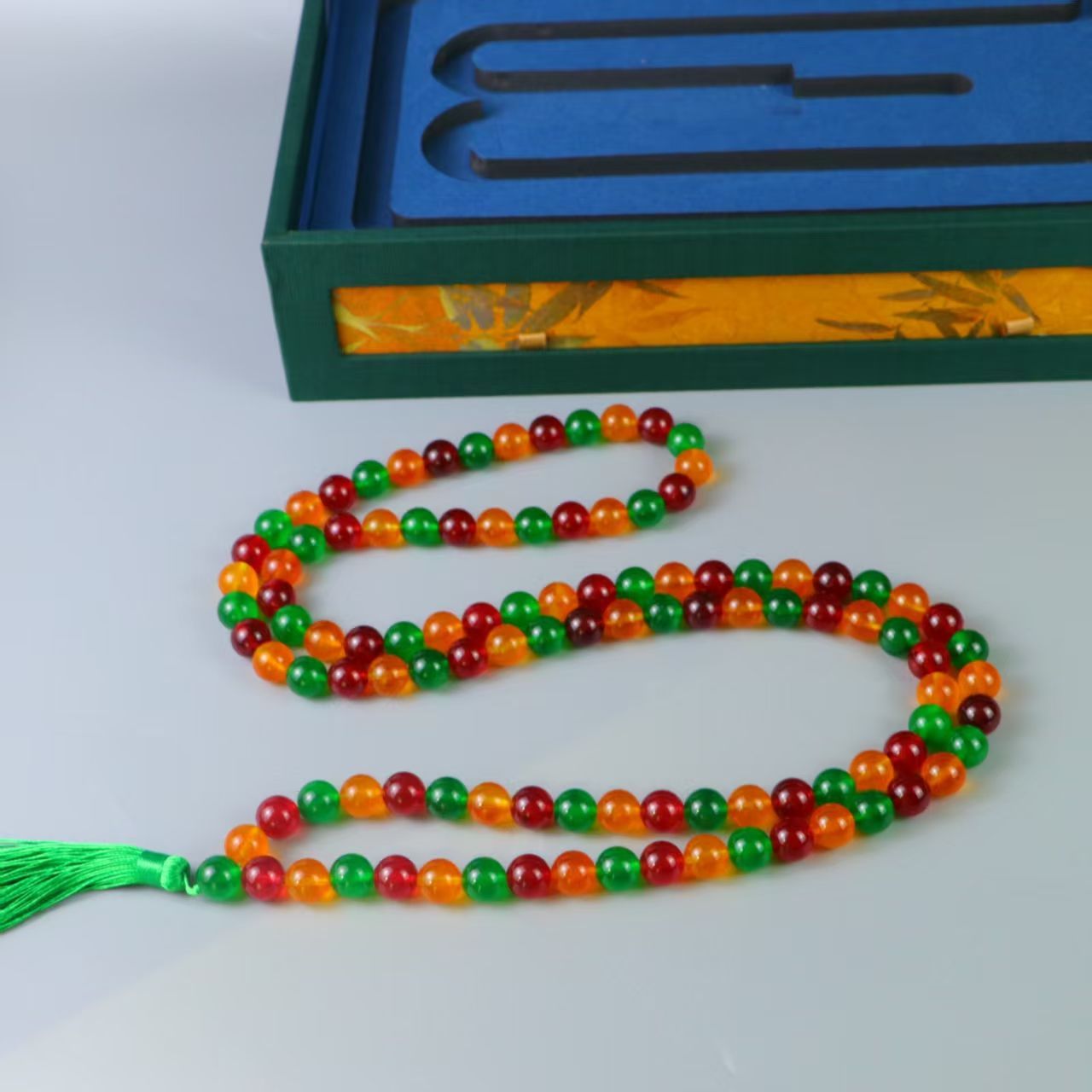 髙氷翡翠彫 ネックレス