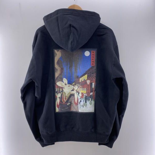 FR2 百万石色情兎 浮世絵 プルオーバー パーカー ブラック size M エフアールツー 24