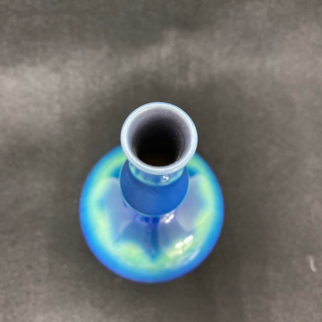 人間国宝 九谷八十吉 金銘 燿彩花生 共箱 高さ17.5㎝ WWW_IBETON_RU