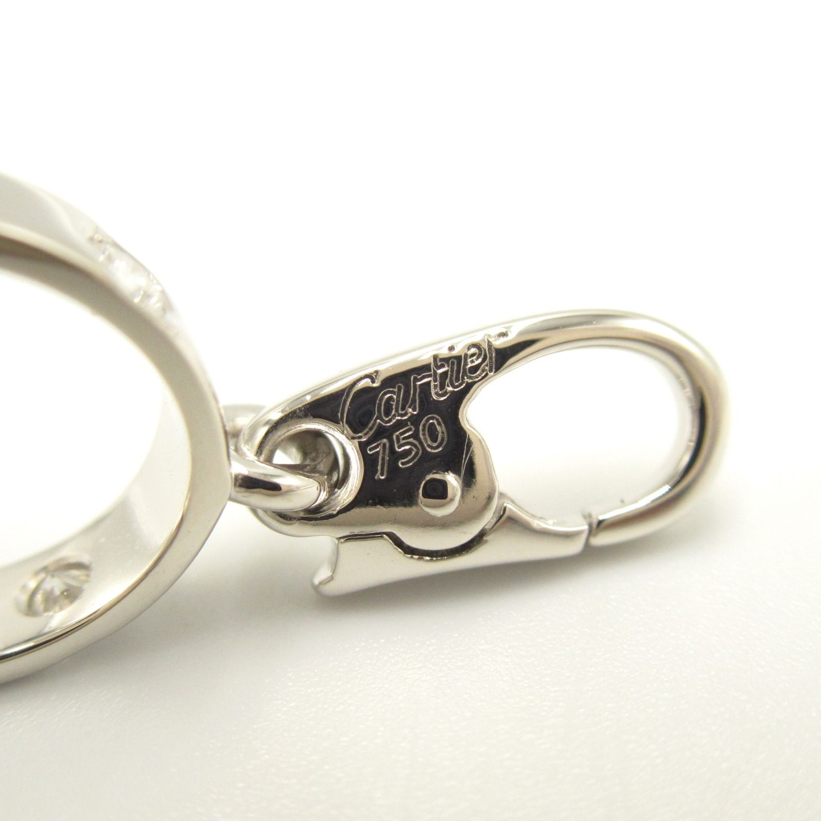 美品❣️ カルティエ　ラブ　ダイヤ　チャーム　ペンダントトップ Cartier カルティエ ラブペンダントトップ ダイヤ ダイヤモンド