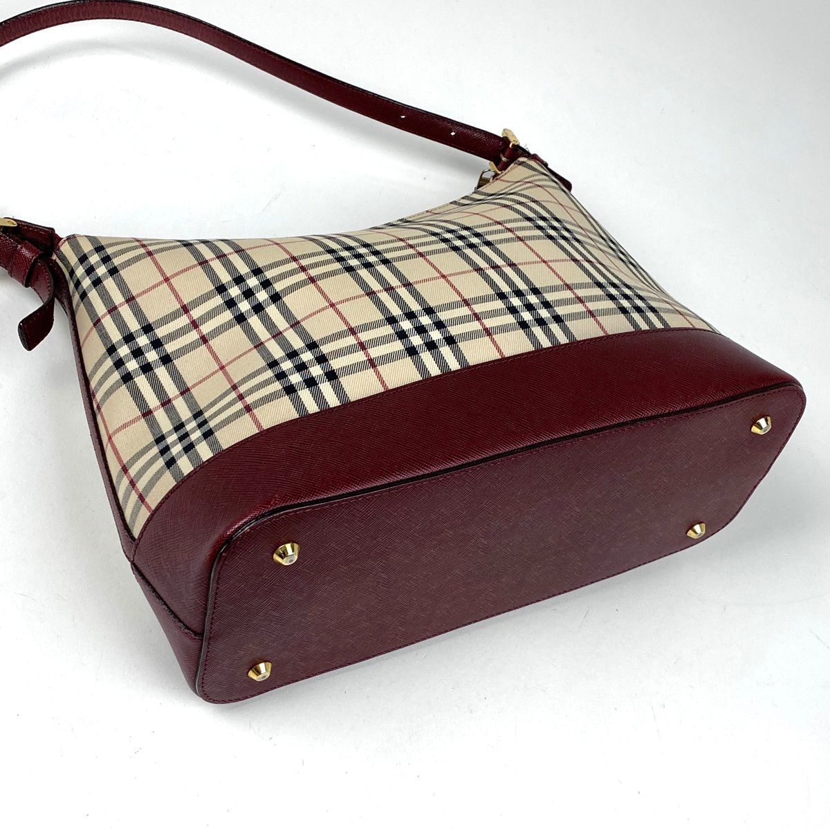 チェック柄ショルダーバッグ　BURBERRY　Burberrys バーバリー BURBERRY バーバリー ショルダーバッグ チェック柄 ポシェット