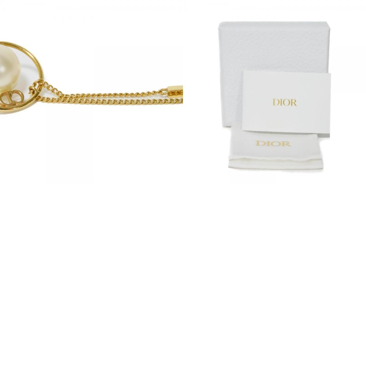 Dior ディオール トライバル TRIBALES レジンパール ゴールド チェーン