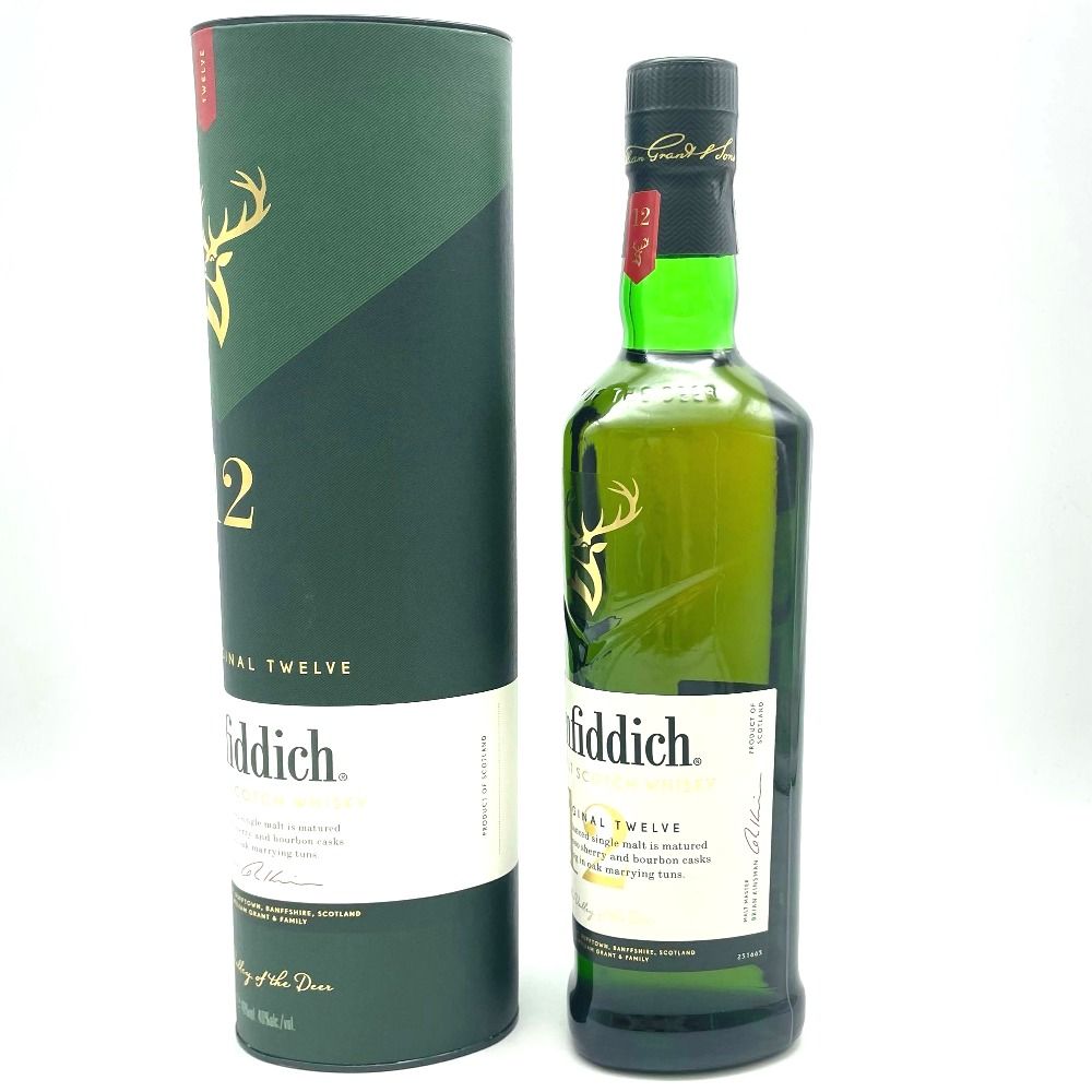 Glenfiddich グレンフィディック ウイスキー 12年 シングル