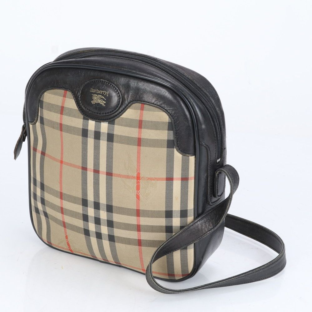 中古】BURBERRY ノバチェック シャドーホース ハンドバッグPXG