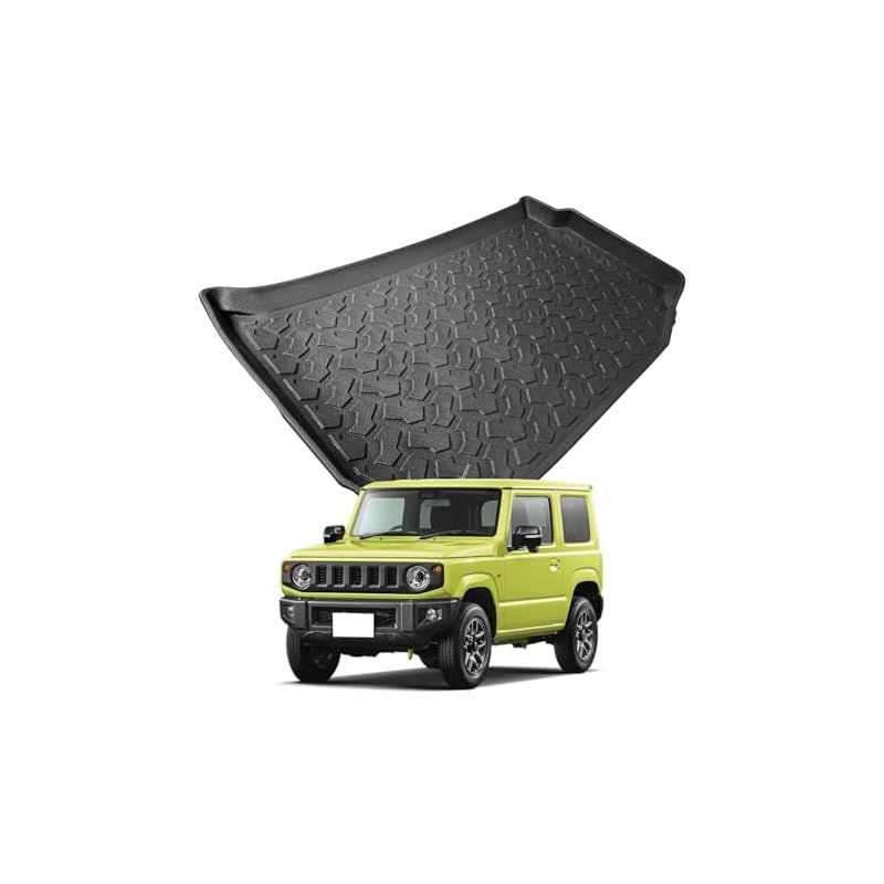 SKTU ラゲッジマット 「スズキ ジムニー JB64S JB74W 専用」 トランクマット 一体型 防水シート 荷室マット TPE素材 防キズ 防水 防汚 滑り止め ブラック