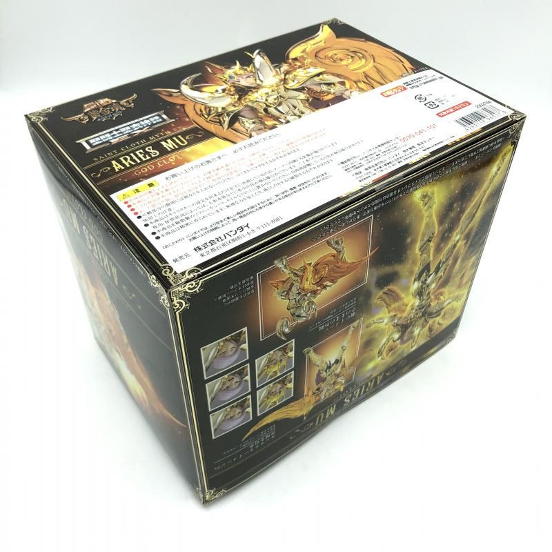 BANDAI - 【中古】バンダイ 聖闘士聖衣神話EX アリエスムウ(神聖衣) 聖闘士星矢 黄金魂 soul of gold[10][240010482059] レビュー】 バンダイ 聖闘士聖衣神話EX アリエスムウ（神聖衣