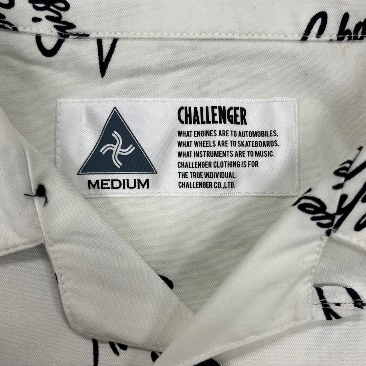新品 CHALLENGER S/S MULTI SIGNATURE SHIRT マルチシグネチャー 