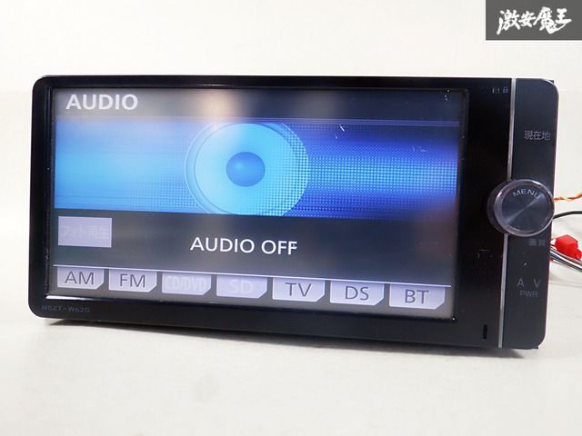 保証付 動作OK】 トヨタ純正 SDナビ メモリーナビ NSZT-W62G