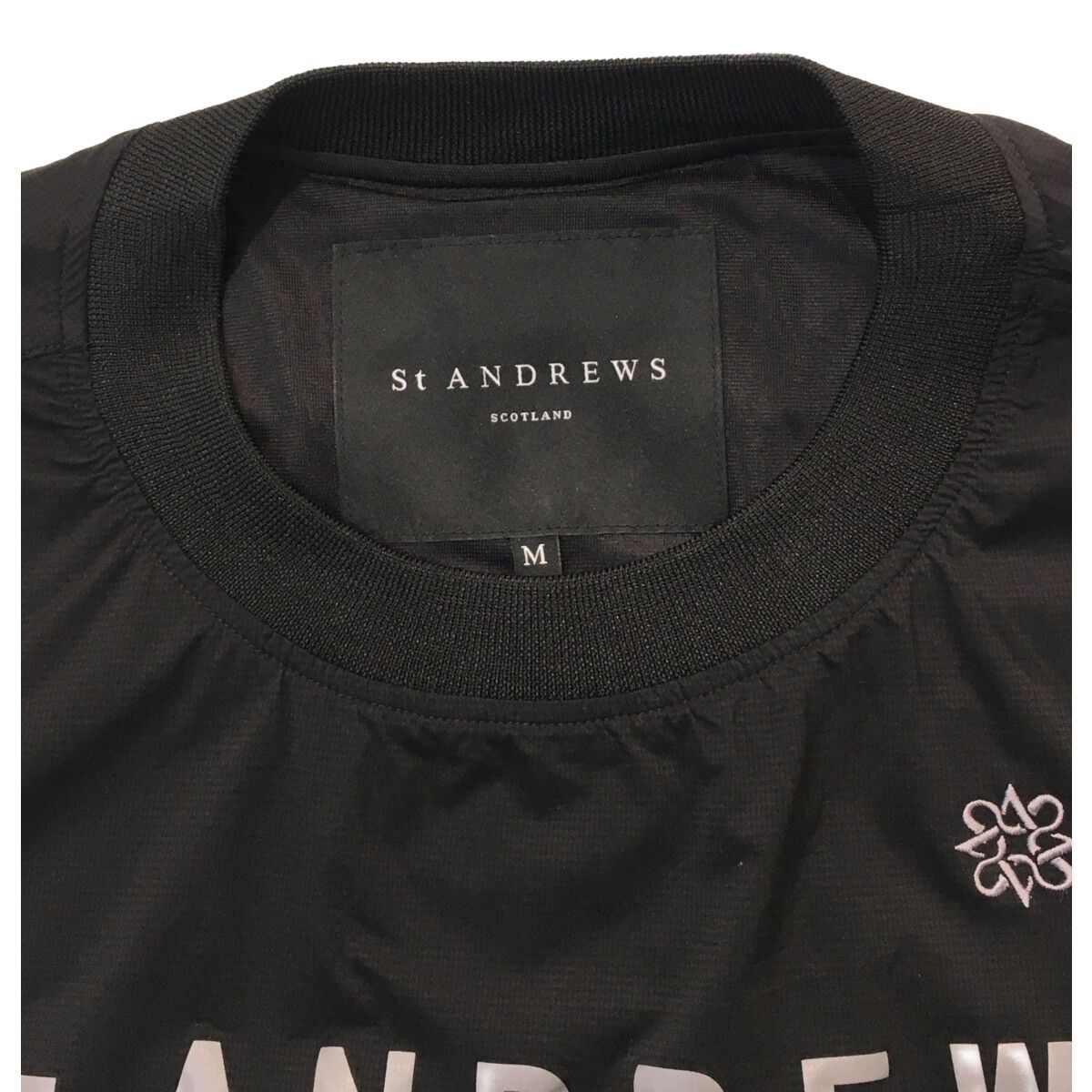 St.Andrews - coco 中古 セントアンドリュース StANDREWS メンズ スニードジャック M 黒 裏地付き プルオーバー 中古 メンズ セントアンドリュース StANDREWS スニードジャック