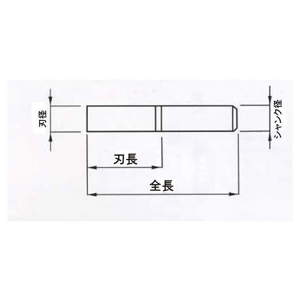 PROCHI PRV-T12M2 超硬スクエアエンドミル 12mm 2枚刃 Vシ - タイシ