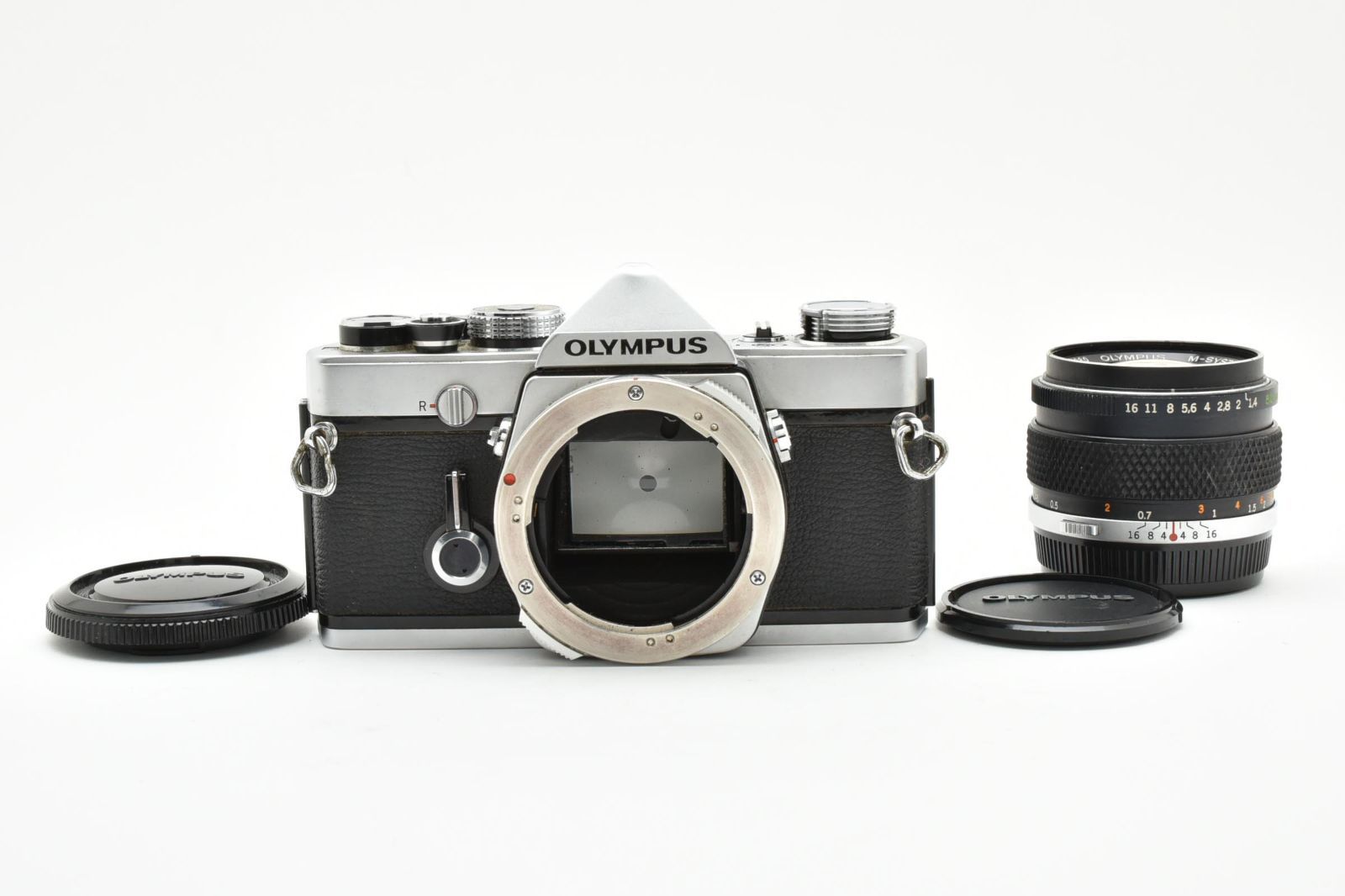 Olympus／オリンパス OM-1 シルバー ボディ + G.Zuiko Auto-S