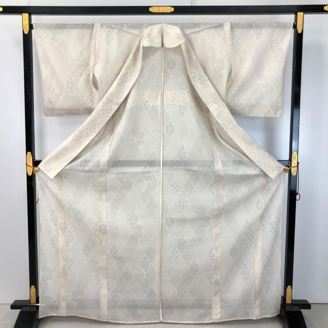 夏着物 本場大島紬 夏大島 白大島 象牙色 トールサイズ K-4861 - メルカリ 