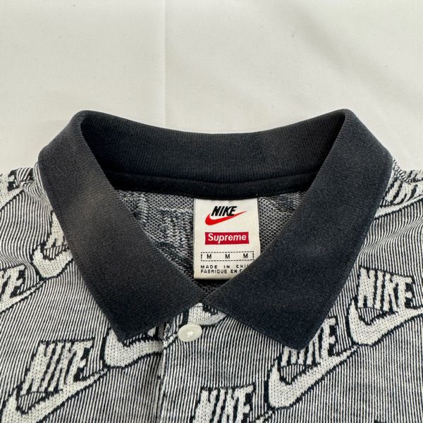 Supreme × NIKE 18AW Jacquard Polo シュプリーム Supreme Nike Jacquard Polo Navy Men's - FW18 - US