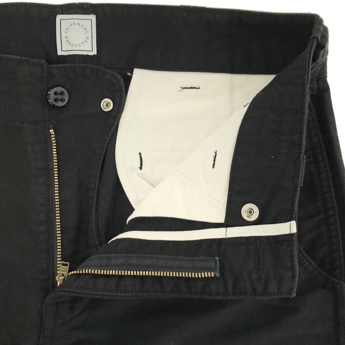 UNIVERSAL PRODUCTS ユニバーサルプロダクツ ORIGINAL CHINO TROUSERS チノパンツ ブラック 1 102-60504