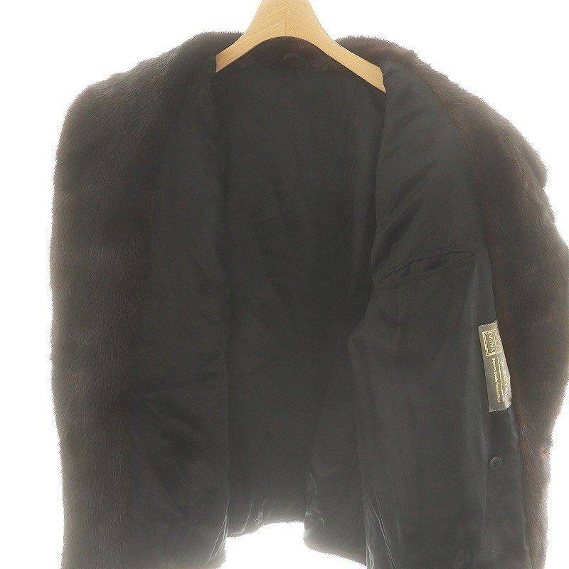 ミンク毛皮ハーフコート Guy Laroche Paris 黒（Guy Laroche