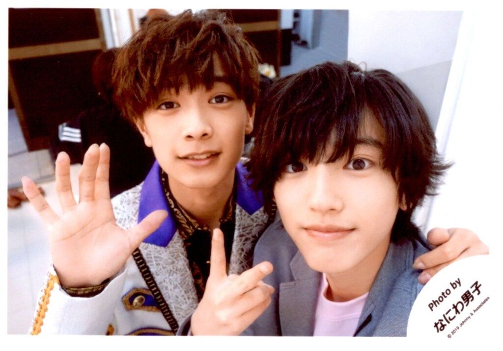 なにわ男子 19年セルフィー企画 高橋恭平/道枝駿佑 公式写真 *1枚