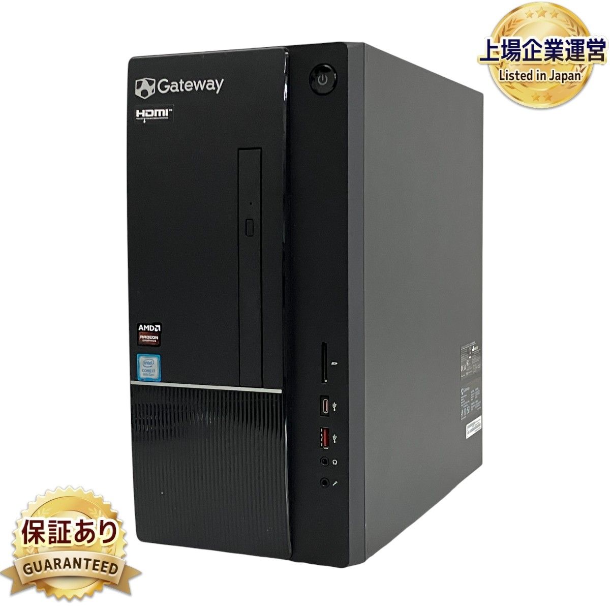 Gateway DX6785-N78J/GA ゲーミングデスクトップPC Core i7-8700 8GB SSD 128GB HDD 2TB  WIN11 RX 580X 中古 T9227856 - メルカリ