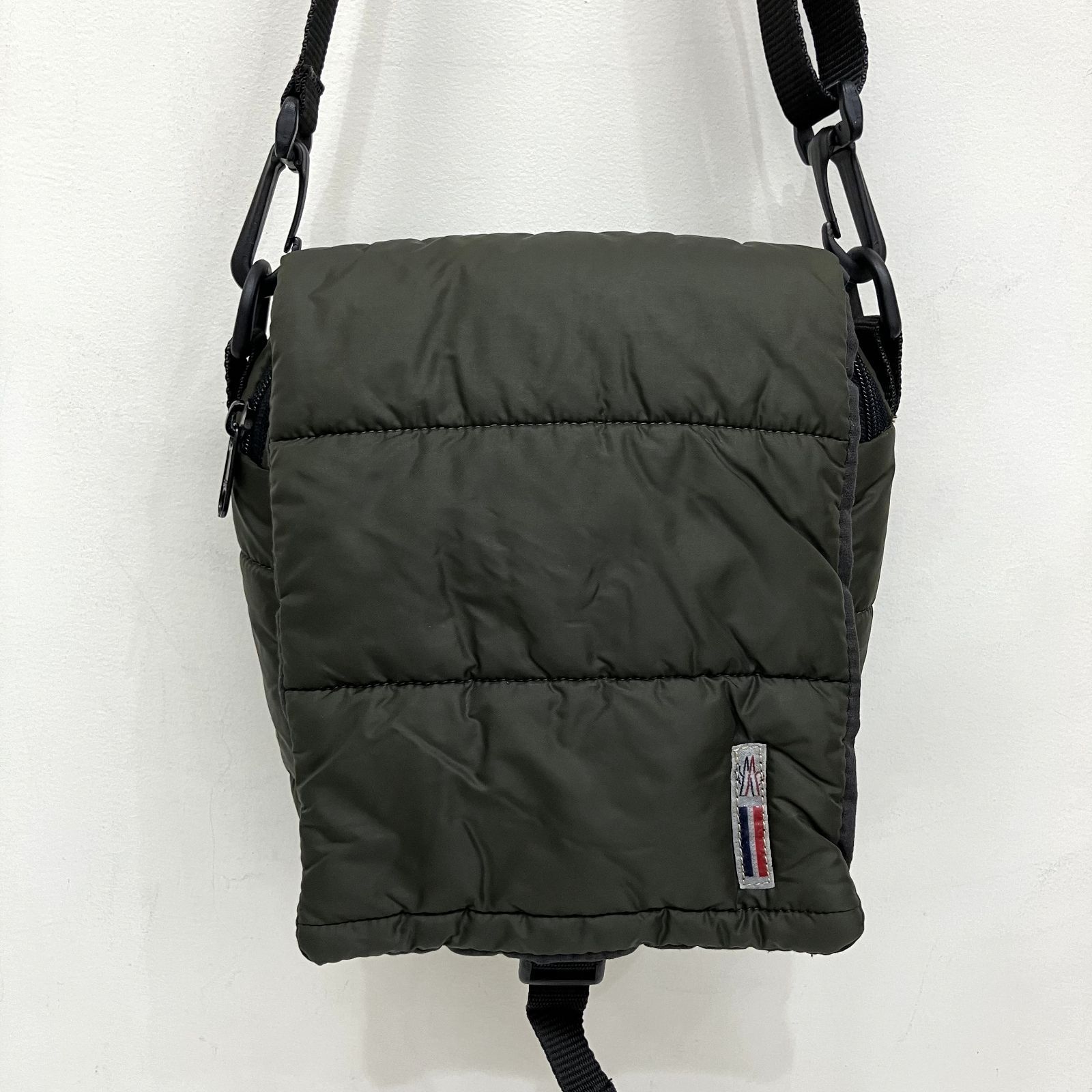 中古美品】 90s MONCLER モンクレール ダウン ショルダーバッグ 