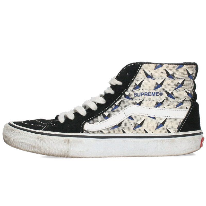 シュプリーム ×バンズ VANS 19SS Sk8-Hi Pro Diamond Plate 