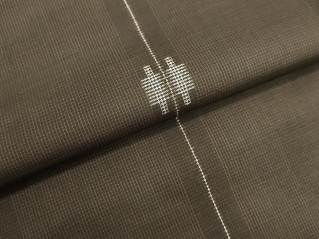 平和屋着物○本場大島紬 9マルキ 変わり間道 正絹 逸品 DAAV8594tw