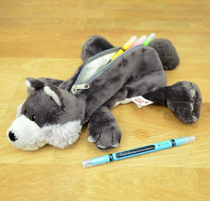 ニキ NICI ペンケース 筆箱 フィギュアポーチ オオカミ 狼 - メルカリ