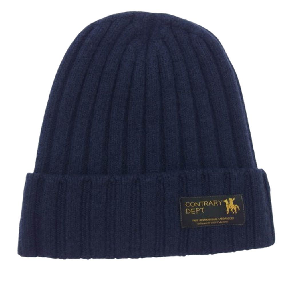 VISVIM ビズビム 0522903003002 KNIT CAP カントリー デプト ニット帽 帽子 ネイビー系 上