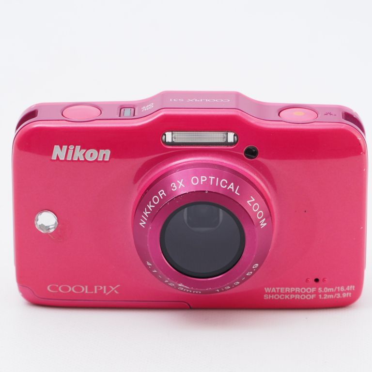 Nikon ニコン デジタルカメラ COOLPIX S31 防水5m 耐衝撃1.2m ピンク