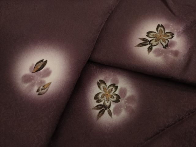 平和屋着物○訪問着 駒刺繍 花籬文 暈し染め 正絹 逸品