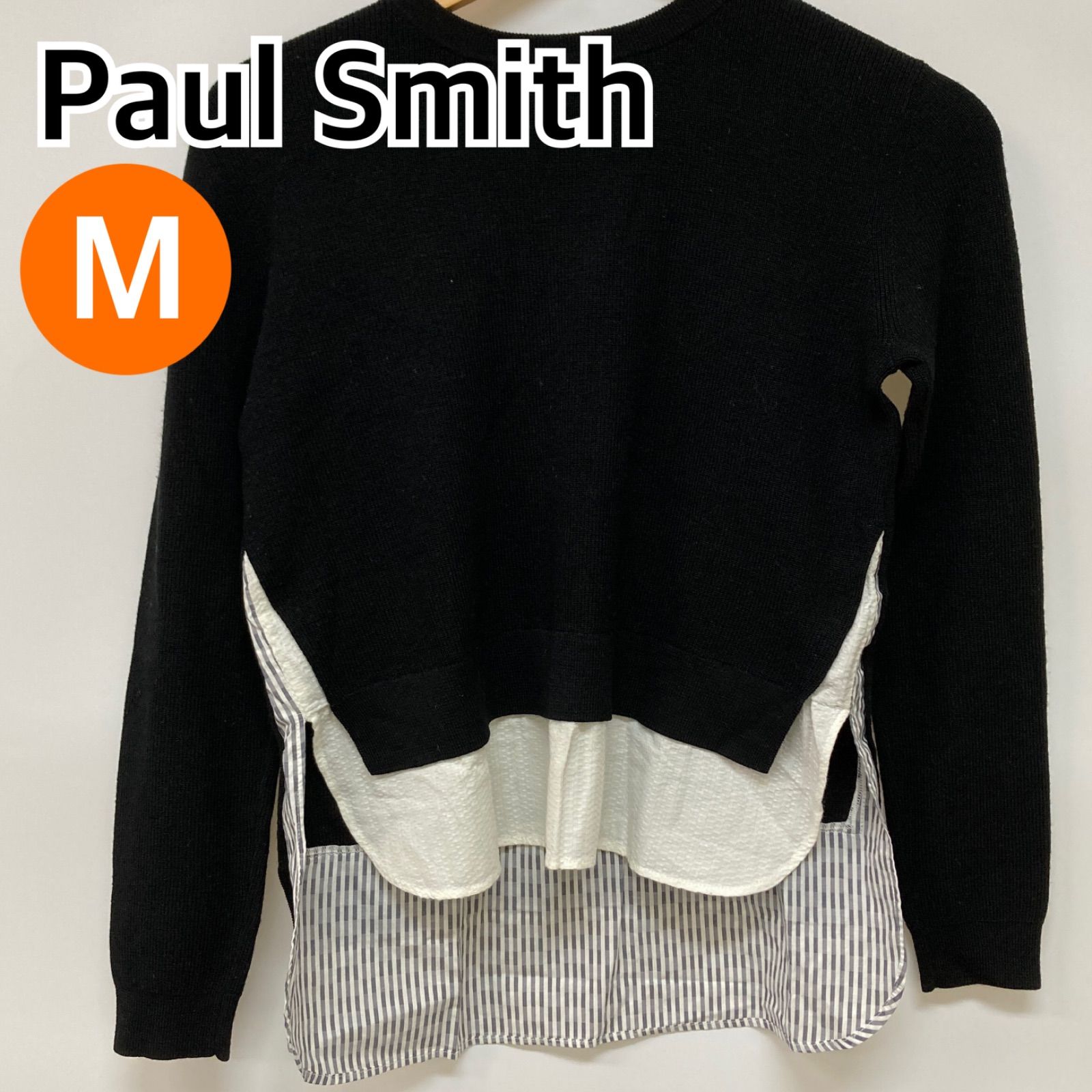 Paul Smith ポールスミス トップス 長袖 アンサンブル レディース ブラック Mサイズ CT1021