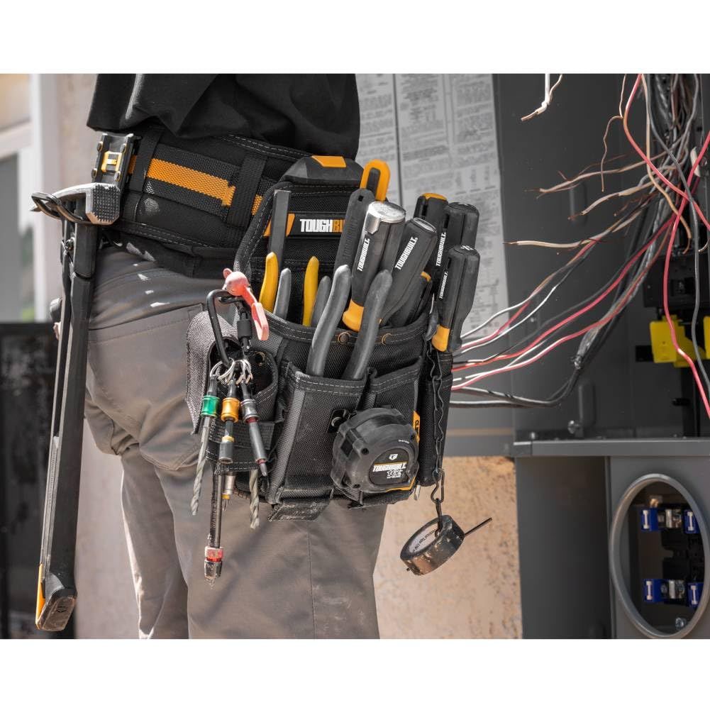 ToughBuilt ショルダーストラップ付きジャーニーマン電気技師ポーチ