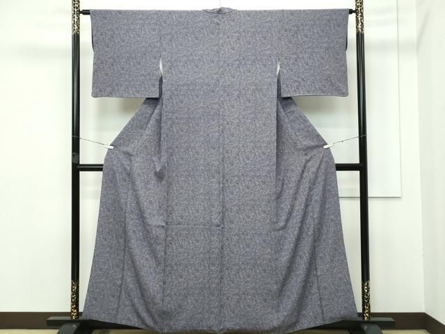 平和屋本店■極上　人間国宝　小宮康孝　江戸小紋　蓑亀　紅消鼠色地　西武百貨店扱い　逸品　CZAA3399s5 平和屋本店□極上 人間国宝 小宮康孝 江戸小紋 蓑亀 紅消鼠色地 西武