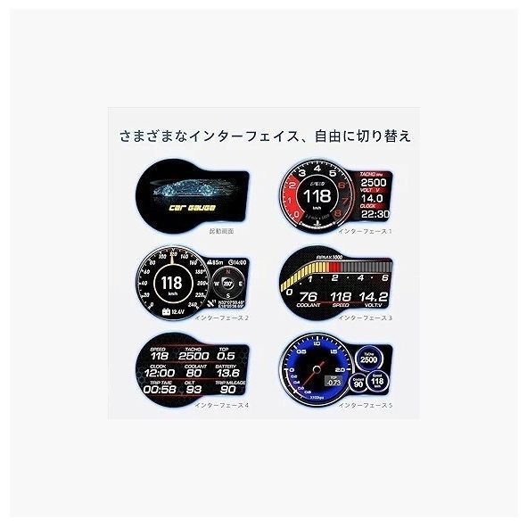 車載スピードメーター インターフェース切り替え