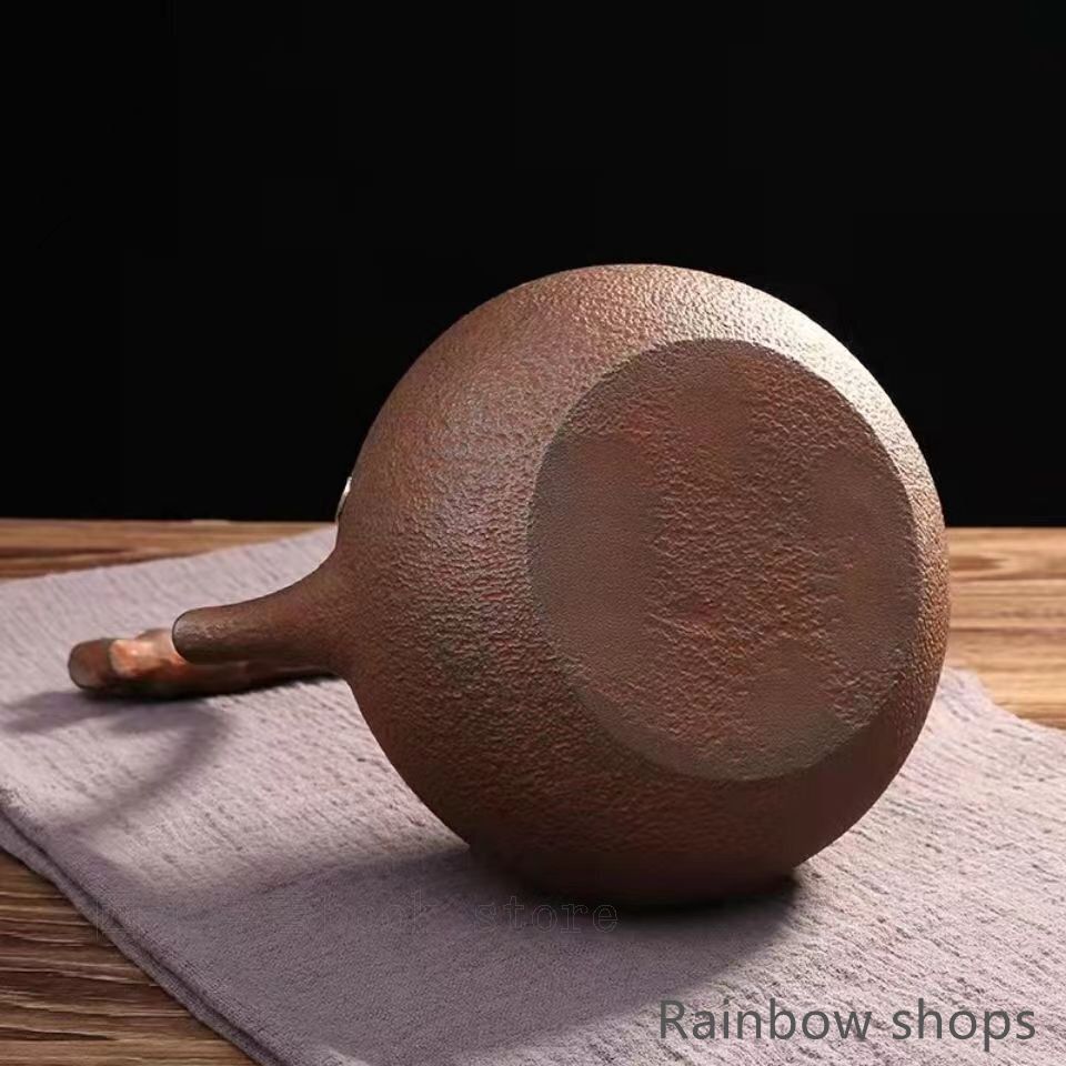 ☆雲華焼 ☆山本崇雲造 真塗眉風炉 土風炉 茶道具 茶道具 眉風炉 土