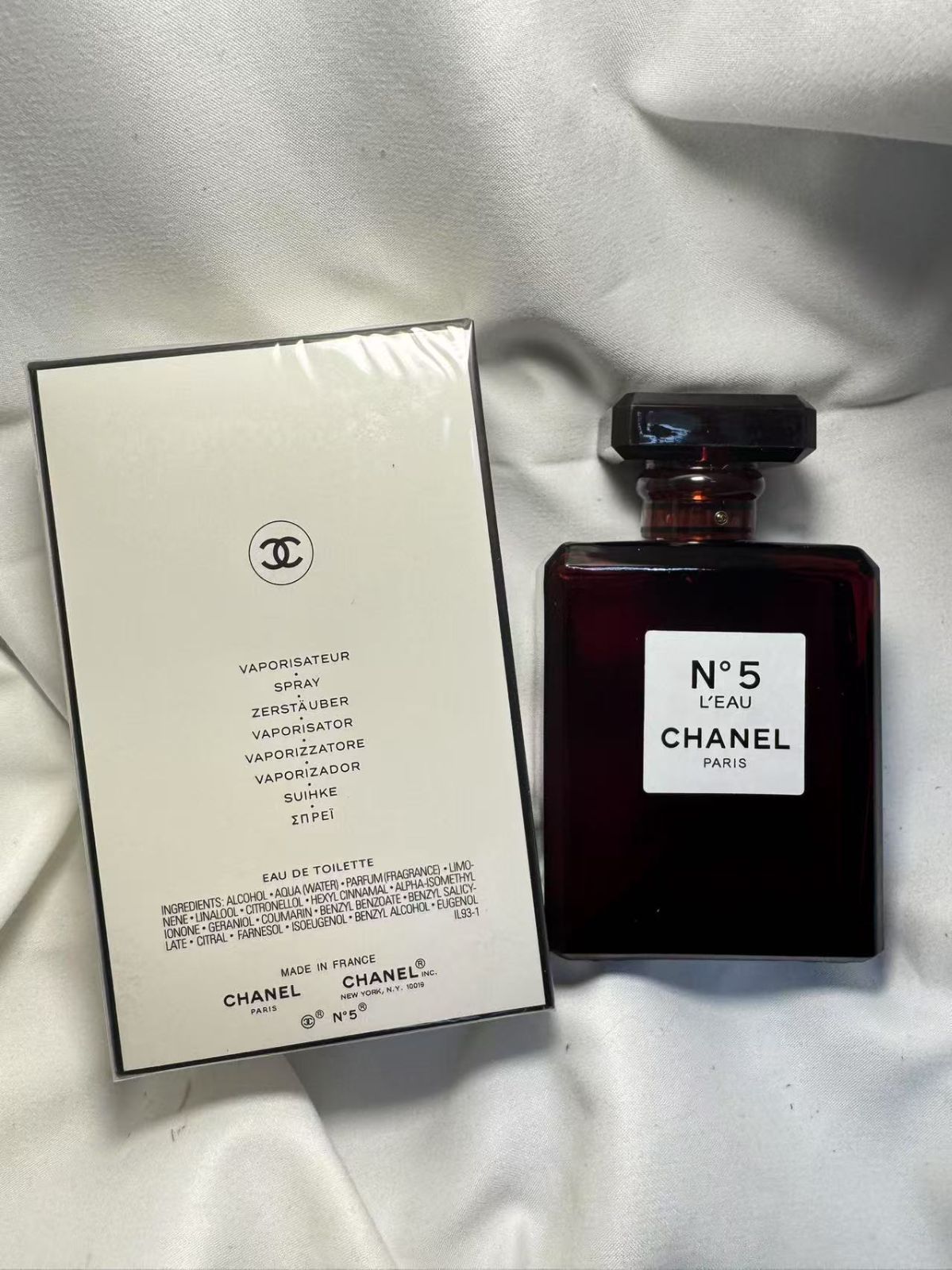新品未使用　CHANEL No.5 オードゥ　トワレット　100ml 日本語表記 Amazon | CHANEL(シャネル) N°5 ロー オードゥ トワレット 100ml