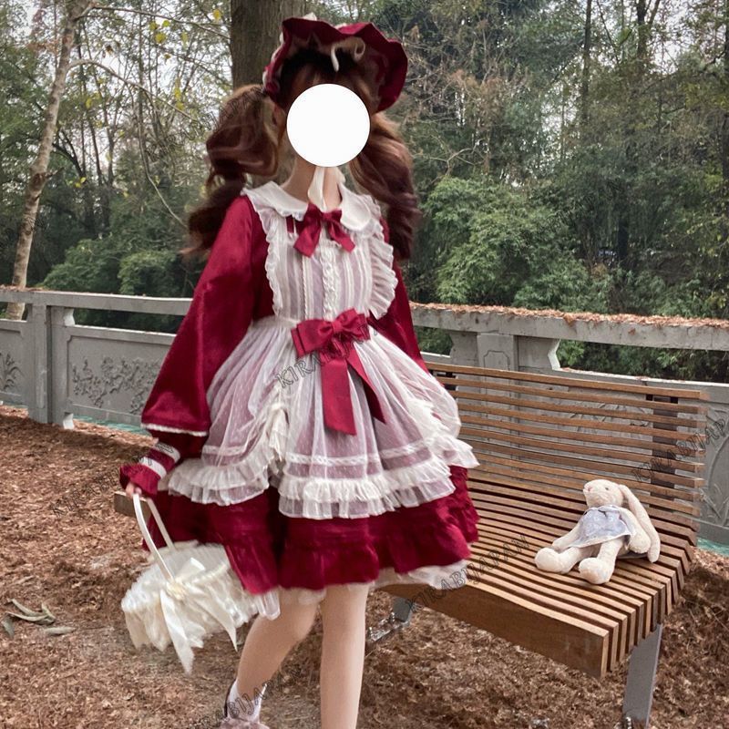 Belchic ミニ丈フリルロリータワンピース Belchic ミニ丈フリル