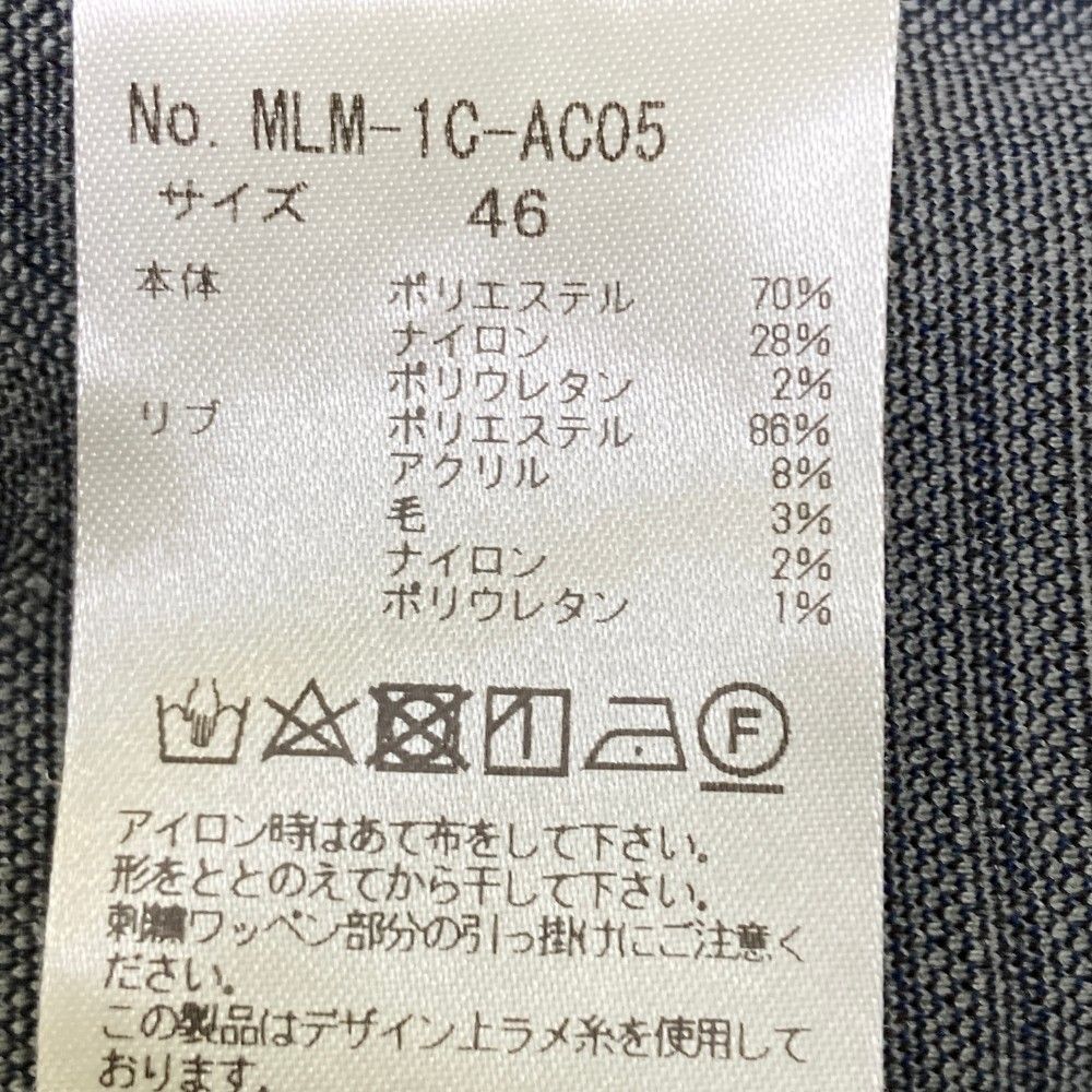 サイズ：46 MARK&amp;LONA マークアンドロナ ; ハーフジップ スウェットトレーナー 総柄 ネイビー系 [240101467013] ゴルフウェア メンズ ストスト サイズ：46 MARK&LONA マークアンドロナ ; ハーフジップ
