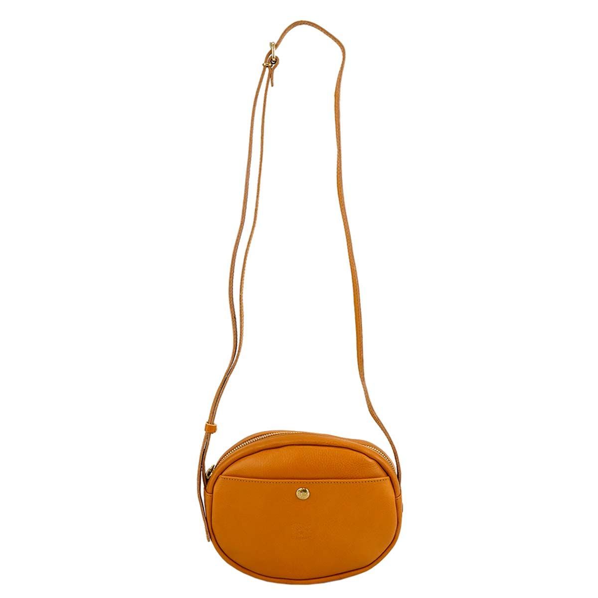 IL BISONTE イルビゾンテ ショルダーバッグ BCR242 PV0001 CROSSBODY BAG RUBINO レディース 女性 クロスボディ 鞄 OR175 MIELE オレンジ