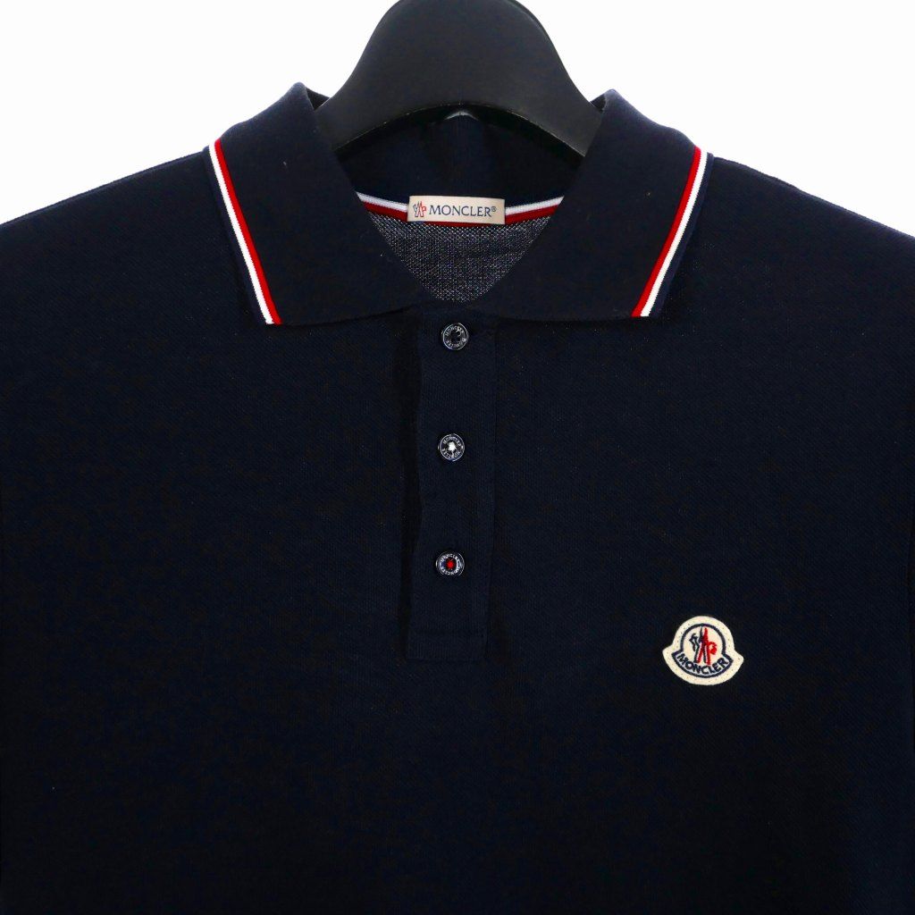 モンクレール MONCLER MAGLIA POLO MANICA CORTA ロゴ ワッペン