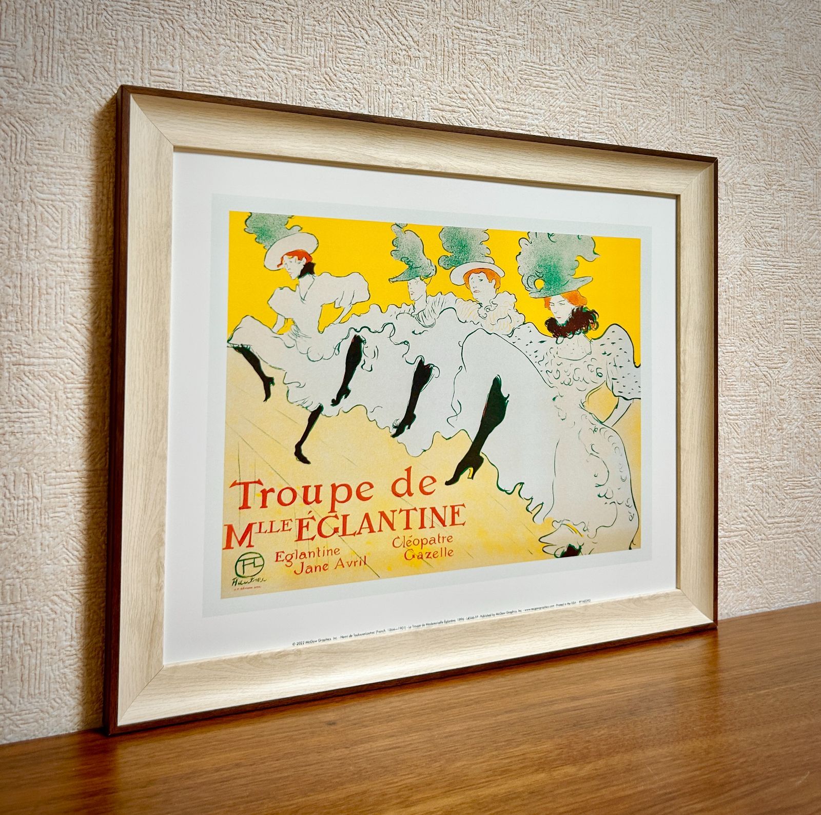 ヴィンテージ　フランス　シャルル・デュガソー　大判 額装 アート ポスター Amazon.com - Creative Mark Plein Air Museum Collection De