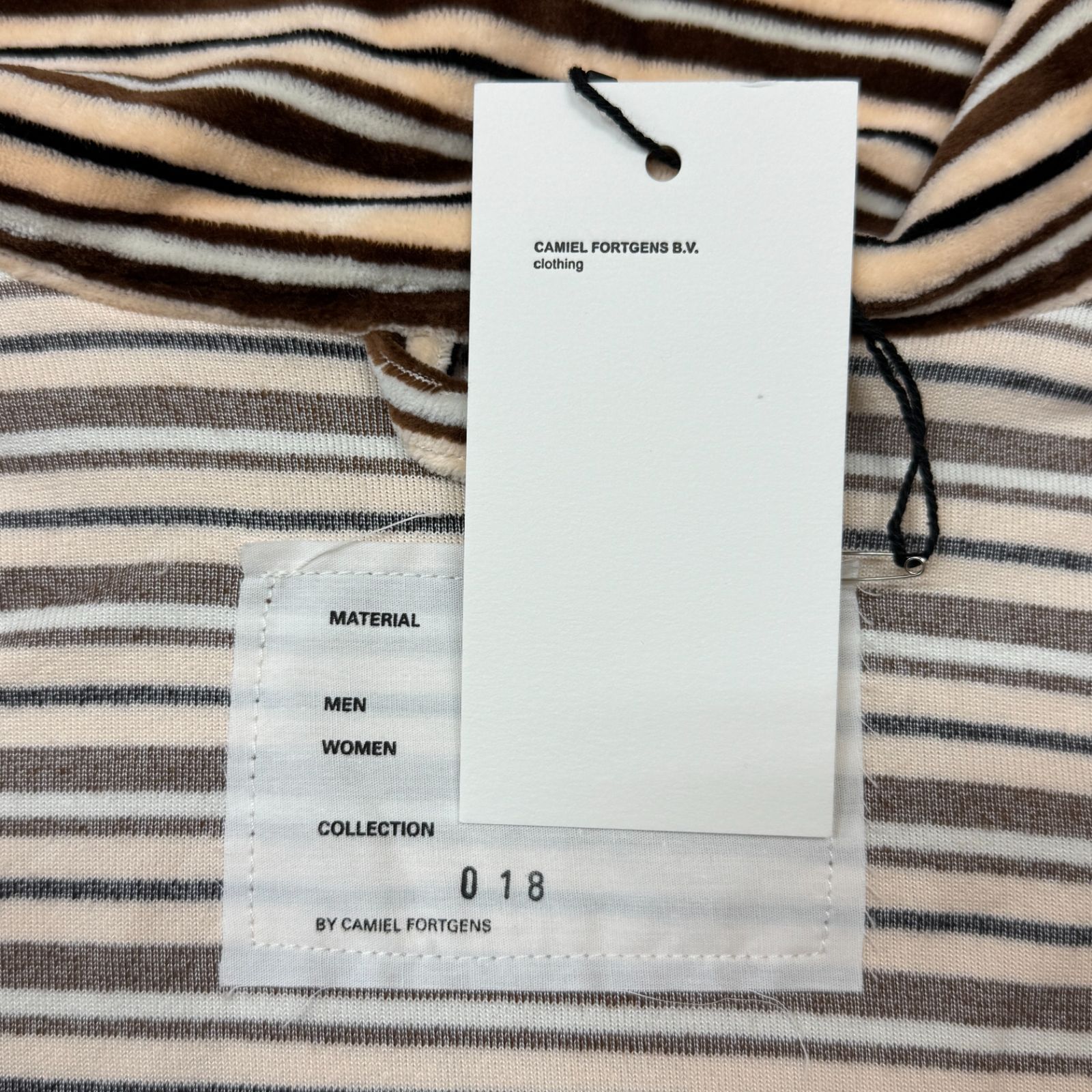 参考上代73700円 未使用品 CAMIEL FORTGENS VELOUR JERSEY TRACK