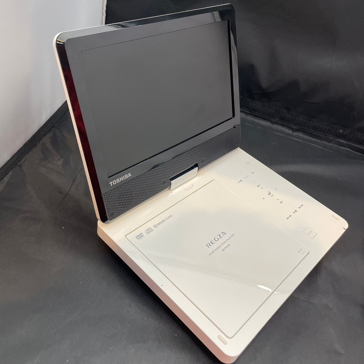 中古】 TOSHIBA REGZA ポータブルDVDプレイヤー SD-P910S 9V型 バッテリー式 ＤＶＤプレイヤー - メルカリ