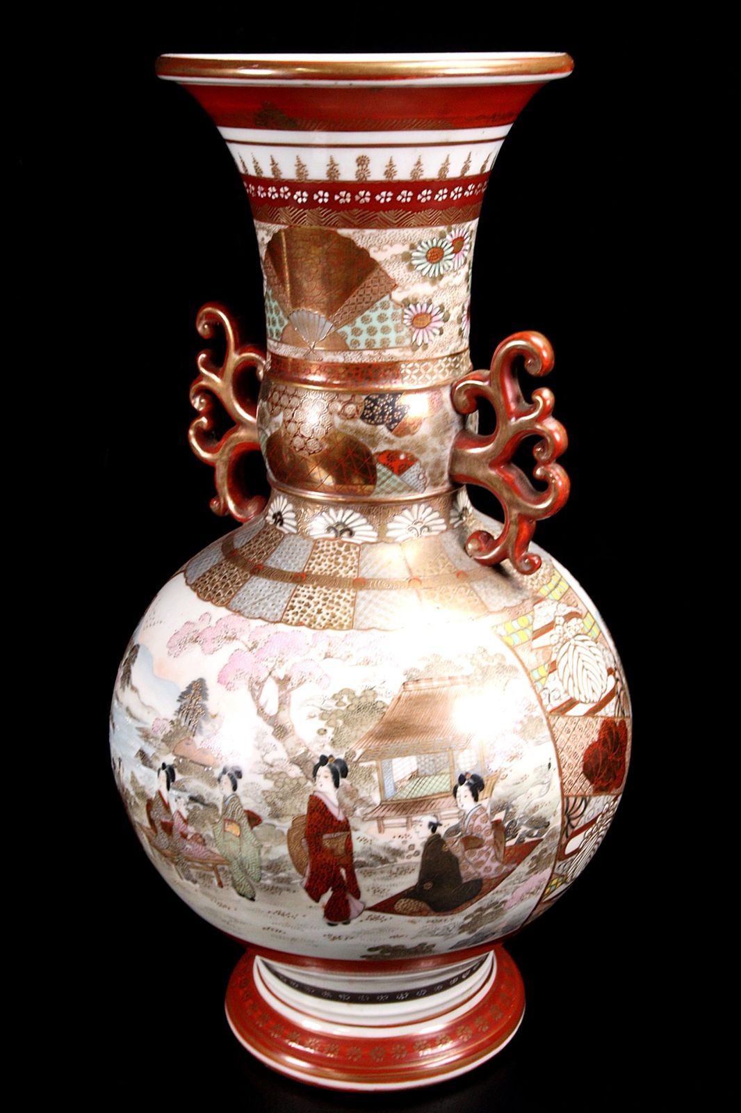 九谷焼壺・美術品・骨董 中国美術 花瓶 壺 】アンティーク 薩摩焼 九谷焼 有田焼 景徳鎮