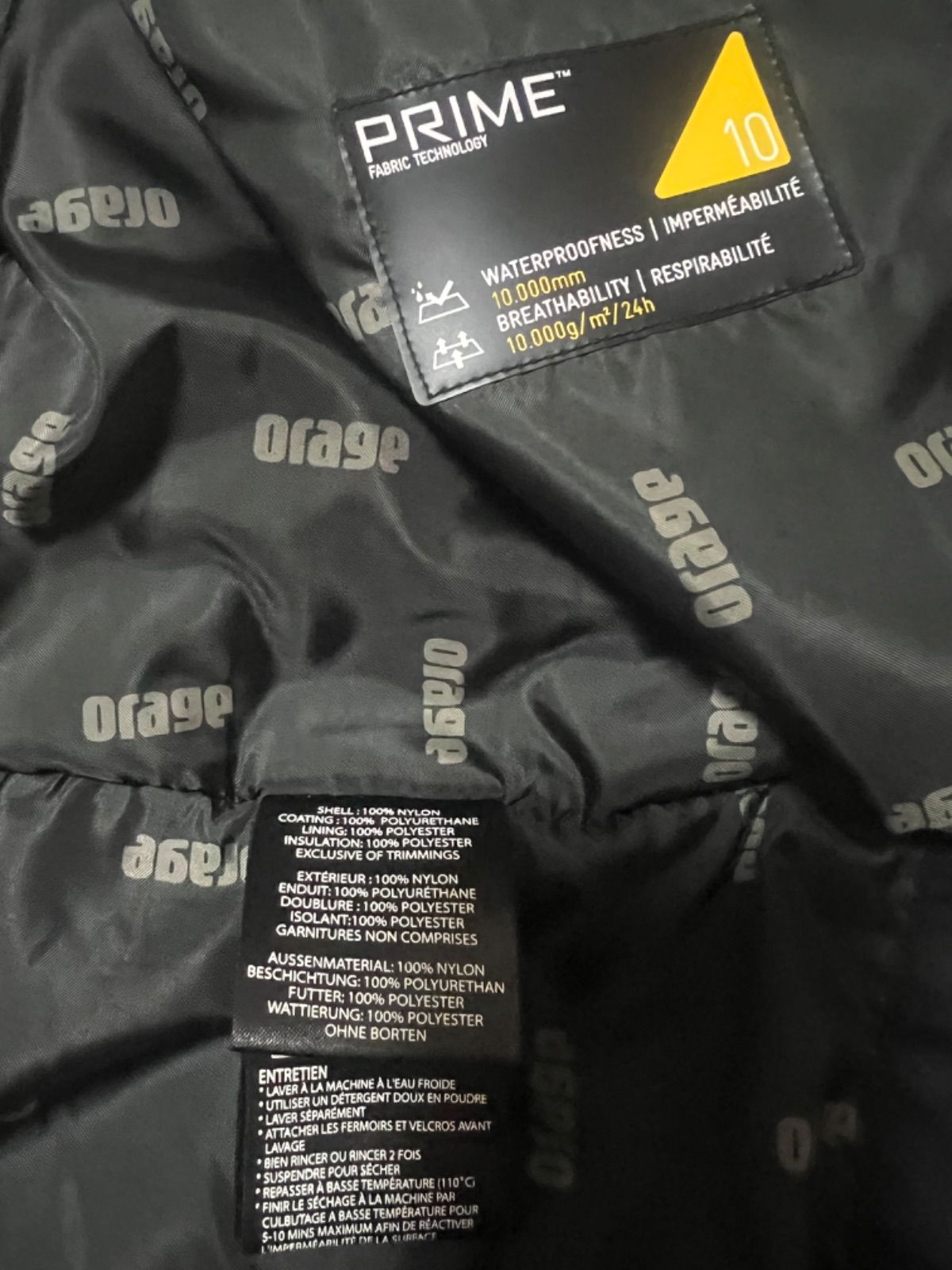 ORAGE オラージュ ウエア 上下セット L スキー スノーボード - メルカリ