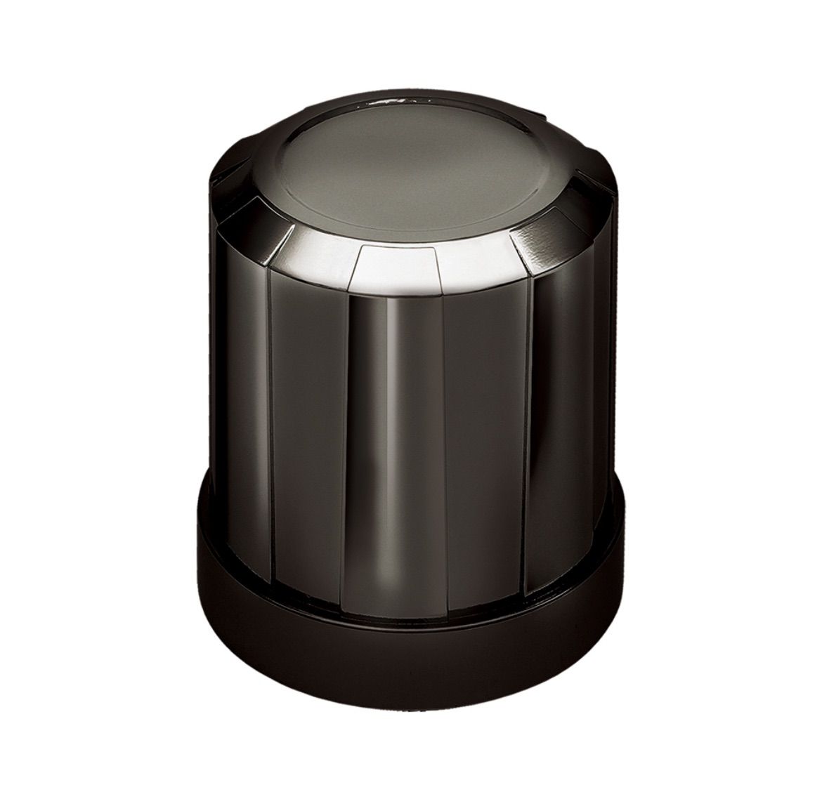 CV-269 32個 ブラックシャインデコキャップ 樹脂 ISO 33mm 高