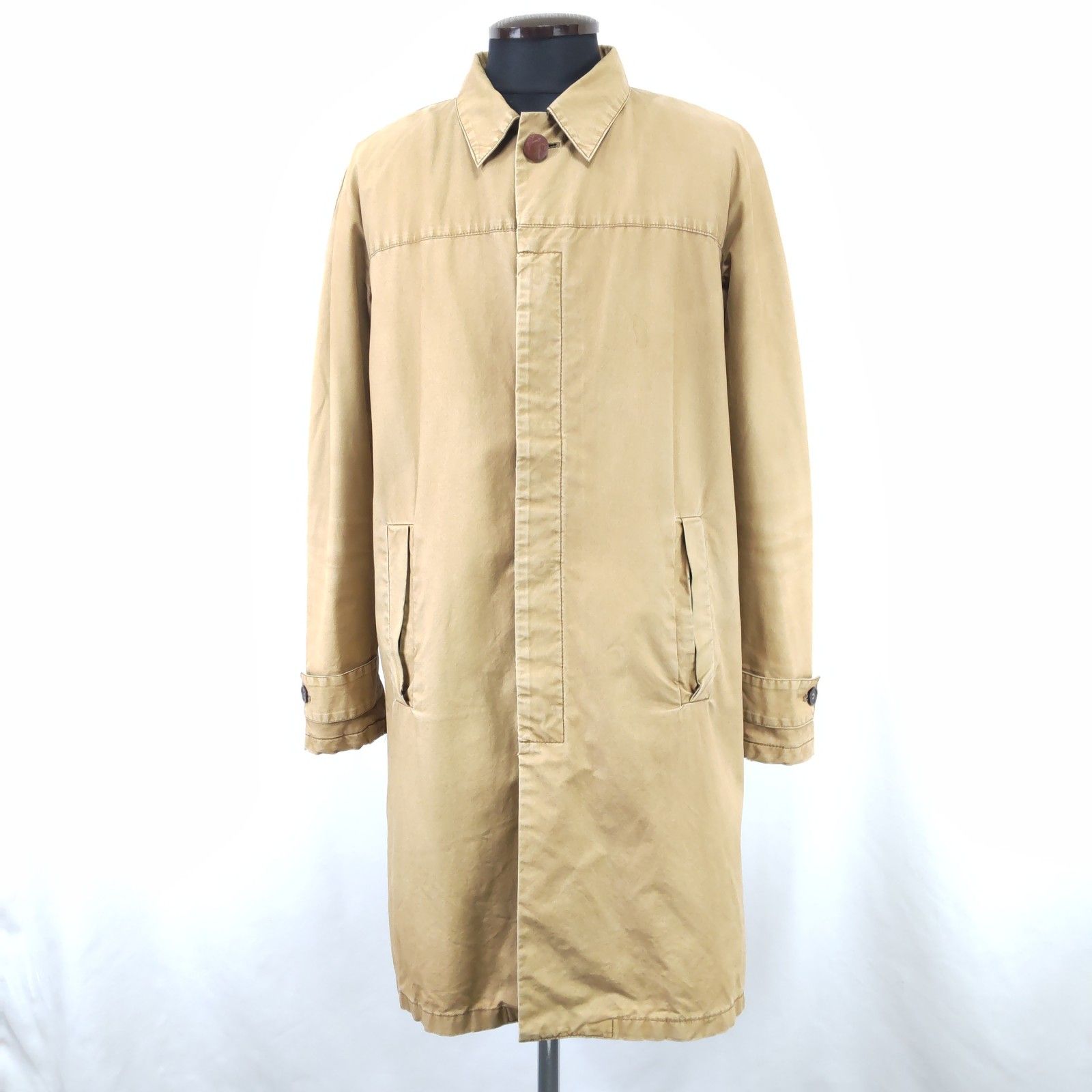 YAECA ヤエカ ステン コート メンズM-L程度 ベージュ 春秋 ロングコート アウター ブルゾン Coat JACKET JUMPER BJ132-a