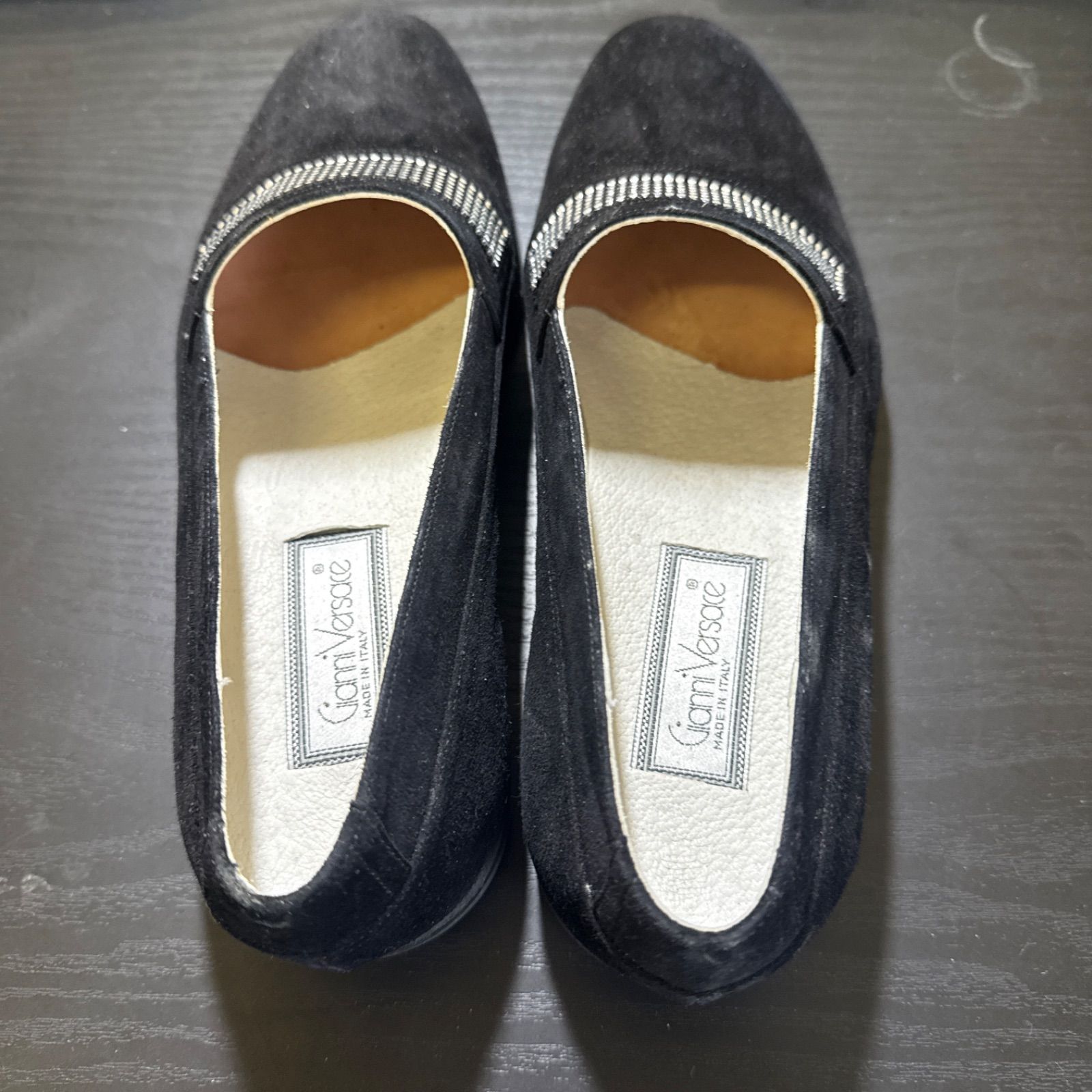 GIANNI Versace ジャンニヴェルサーチ スウェードローファー 未使用 