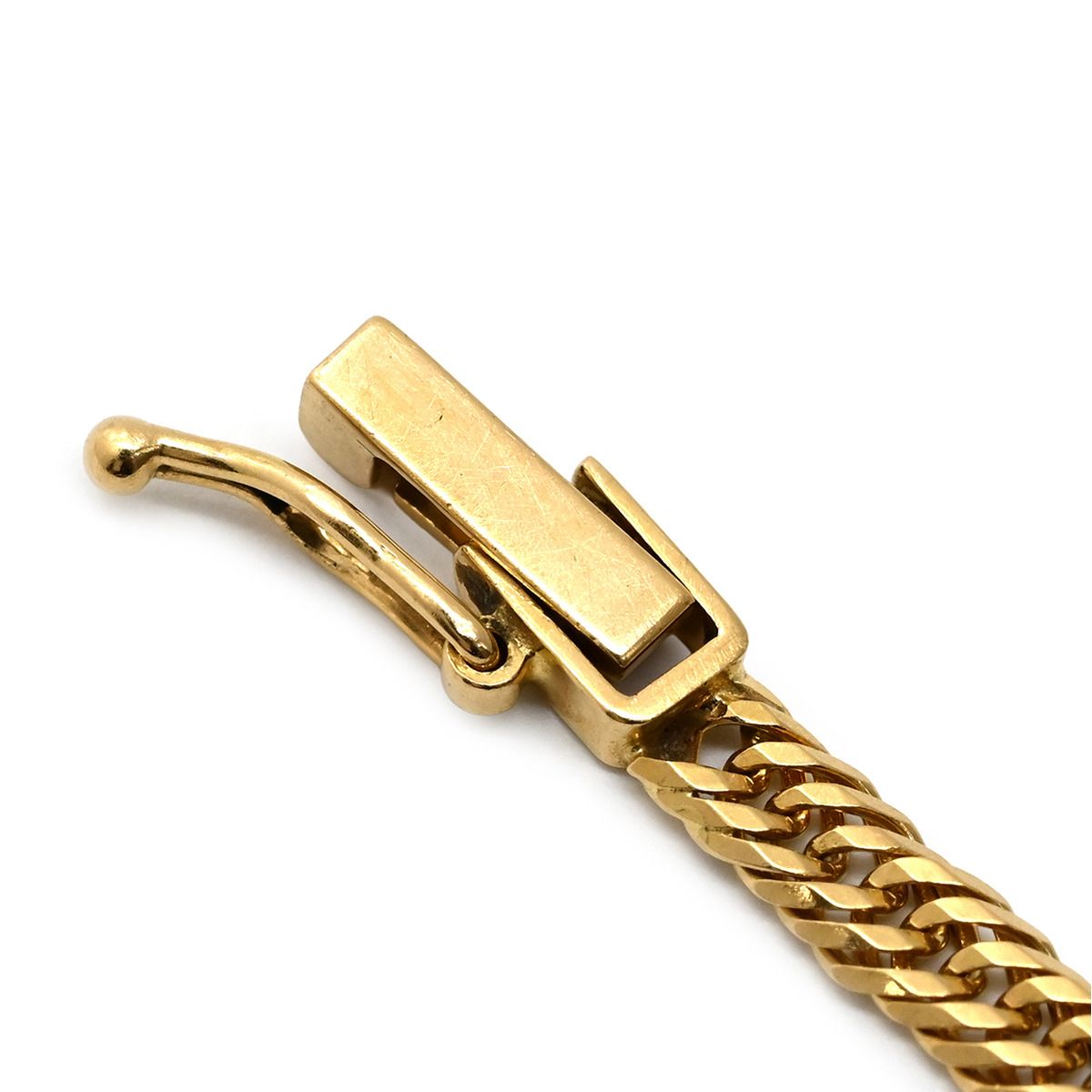 喜平 KIHEI ブレスレット K18 18金 16.4cm 4.4g 12面 トリプル K18YG