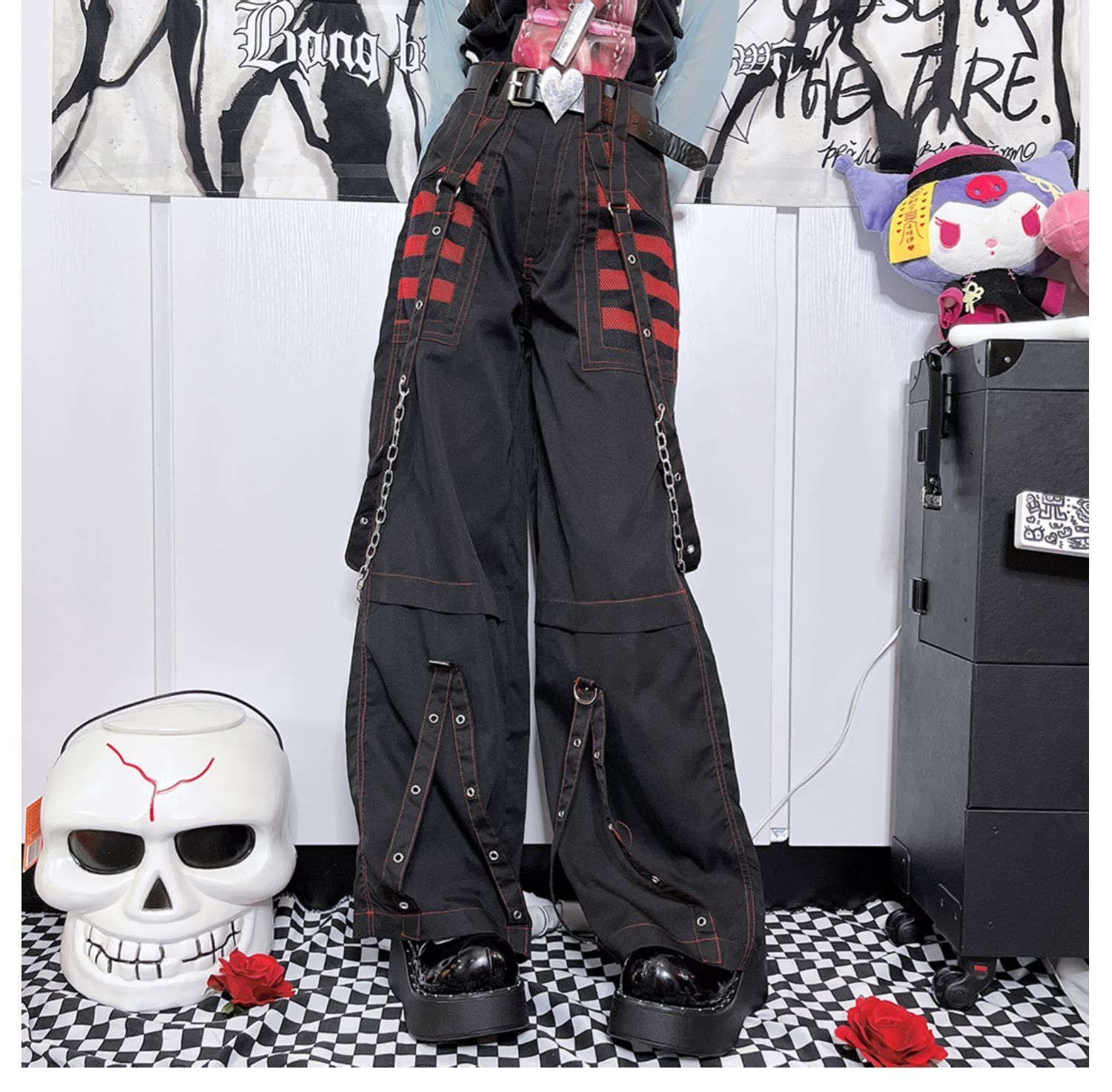 ドラッグシルエット Y2K千禧ファッション