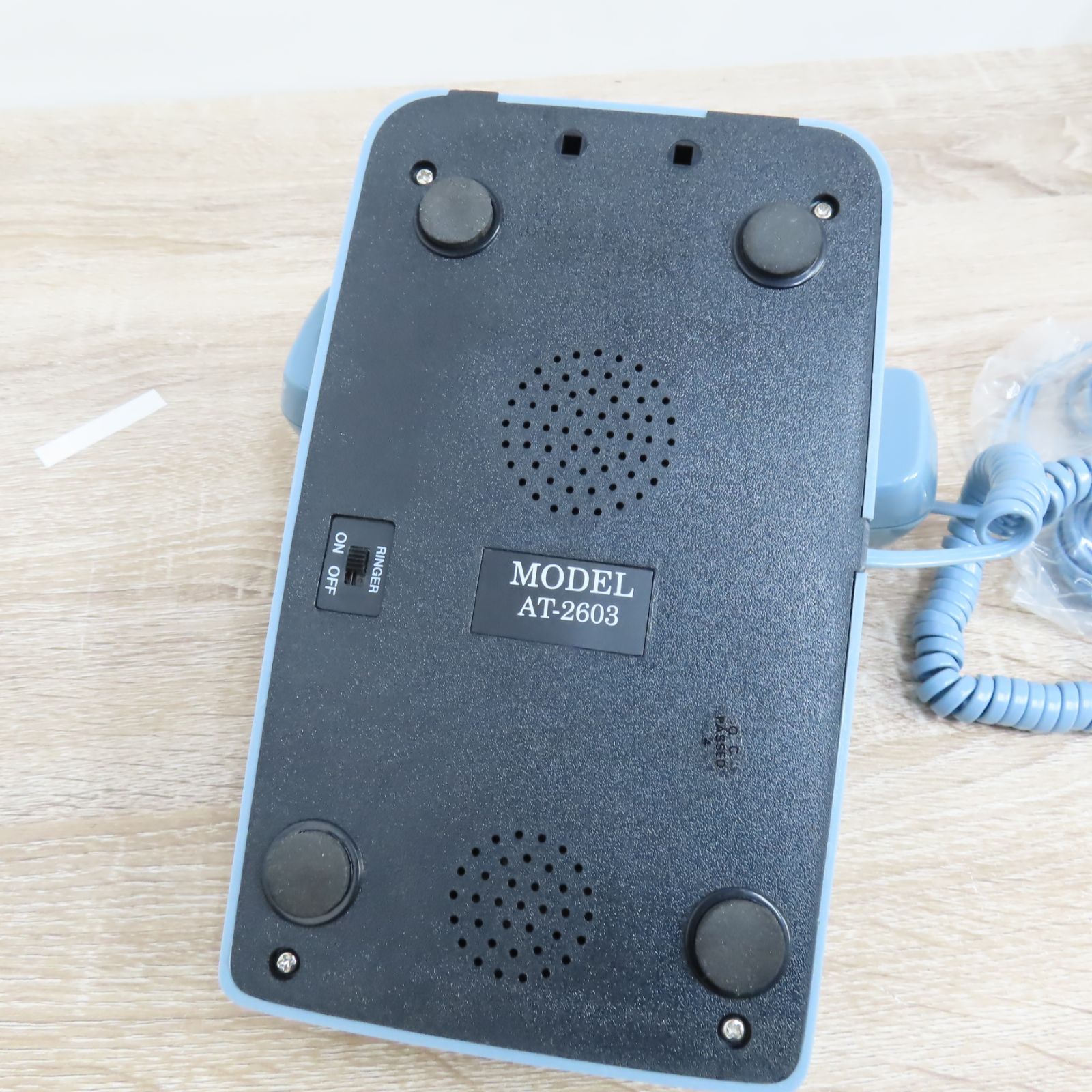 未使用品 電話器 U.S BELL SYSTEM AT-2603 ブルー - メルカリ